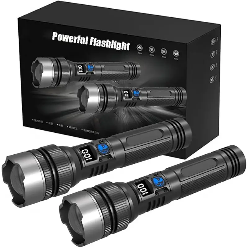 Outdoor Adventure And Travel - Ultraheldere oplaadbare zaklamp, compacte en lichtgewicht