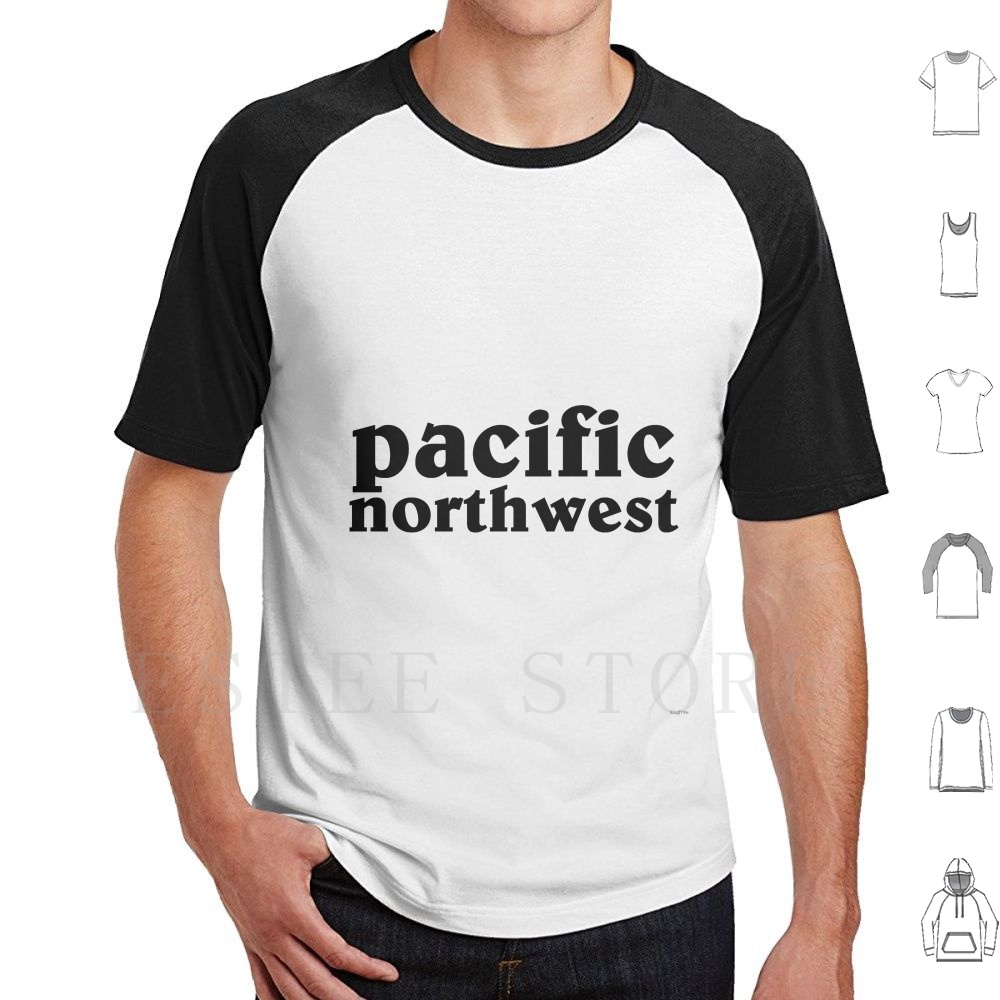 Outdoor Adventure North West - Pacific Northwest T-shirt DIY groot formaat