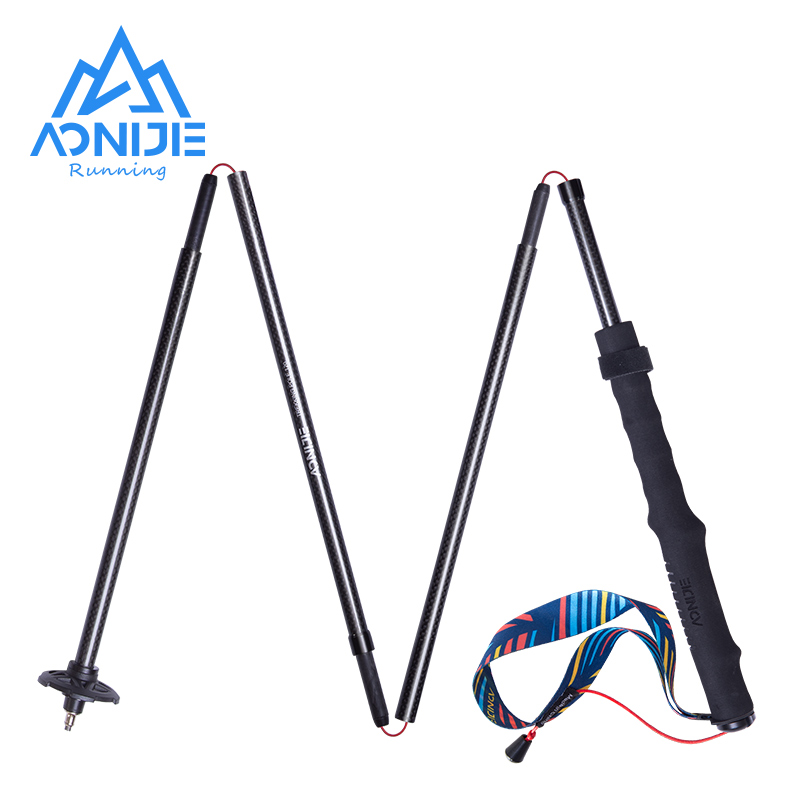 Trekking Pole Carbon - 2 Stuks Aonijie E4204 Lichtgewicht Opvouwbare