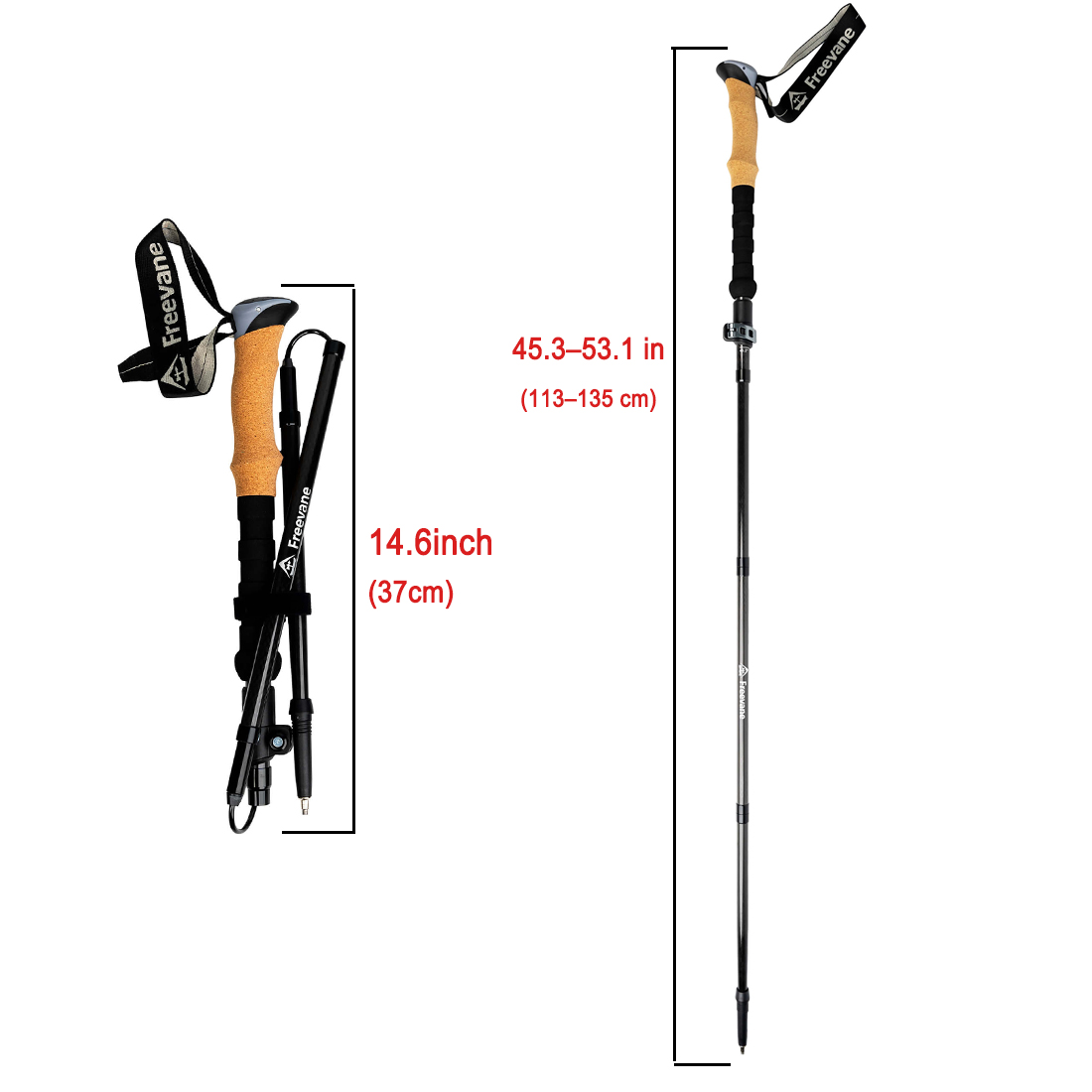 Carbon Ultralichte Trekkingsto - Trekking Pole Carbon recensie en prijs