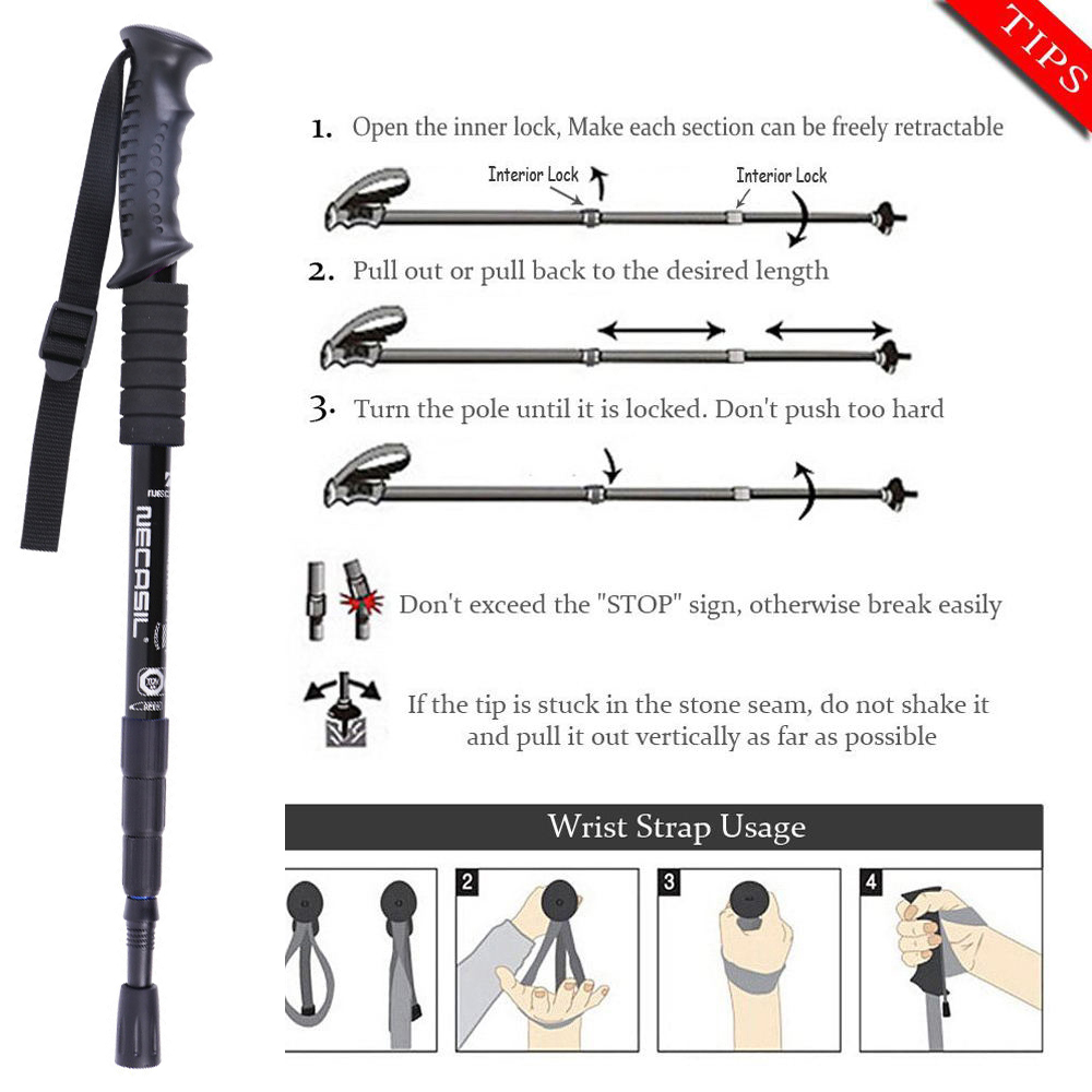 2 Stks/partij Trekkingstokken  - Trekking Pole Carbon recensie en prijs