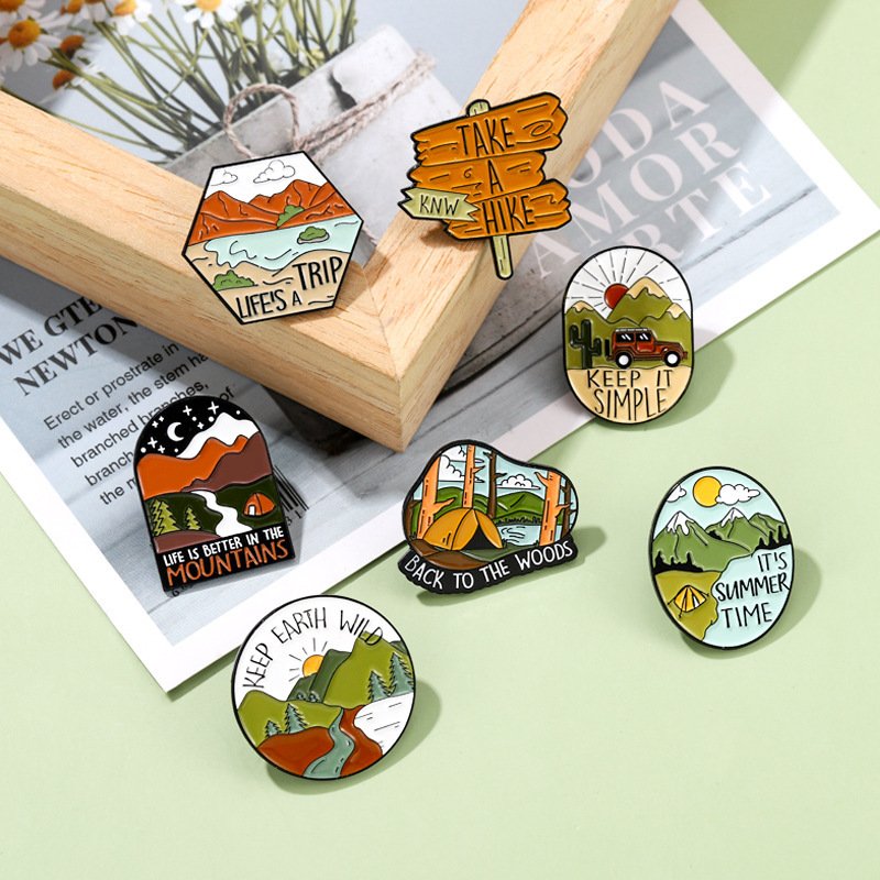 Outdoor Avontuur Emaille Pins  - Outdoor Adventure Friends recensie en prijs