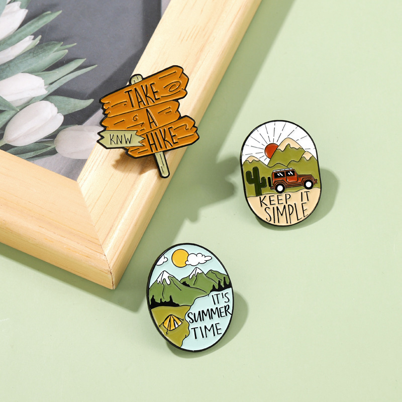 Outdoor Avontuur Emaille Pins  - Outdoor Adventure Friends recensie en prijs