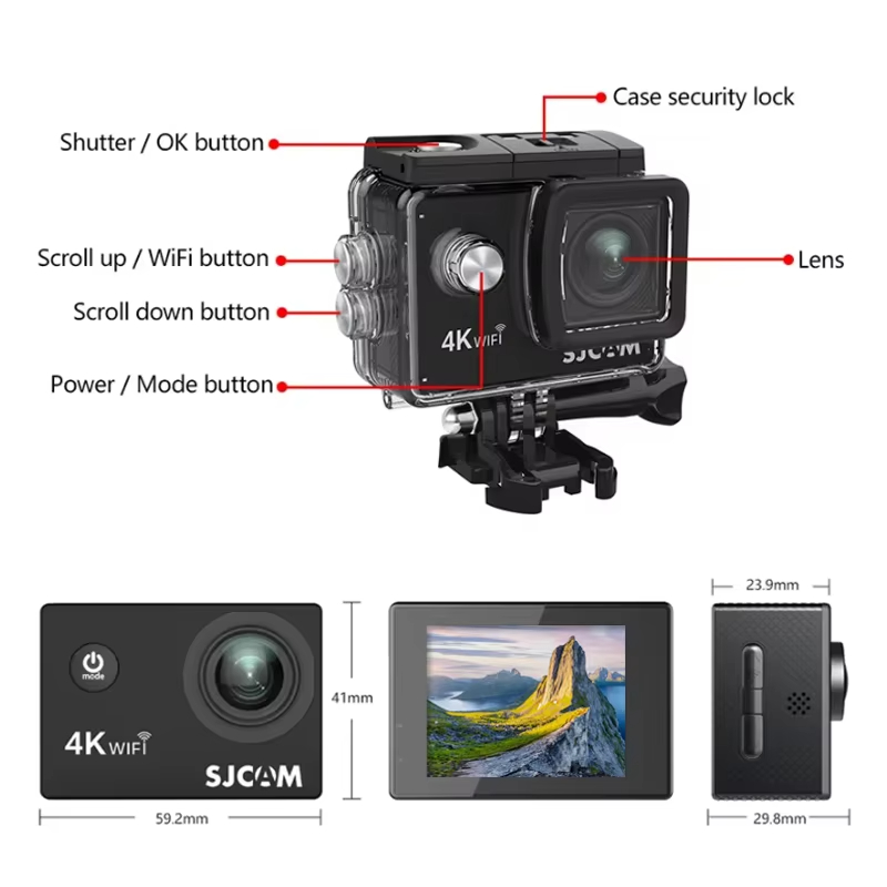 SJCAM SJ4000 Air 4K opname wat - Outdoor Adventure Images recensie en prijs