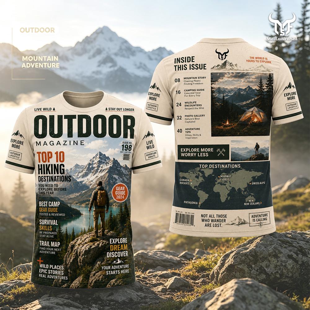 T-shirt met avontuurlijke prin - Outdoor Adventure Magazines recensie en prijs