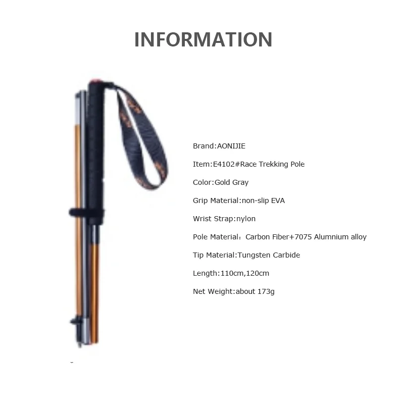 AONIJIE E4201 M-Pole Opvouwbar - Trekking Pole Carbon recensie en prijs