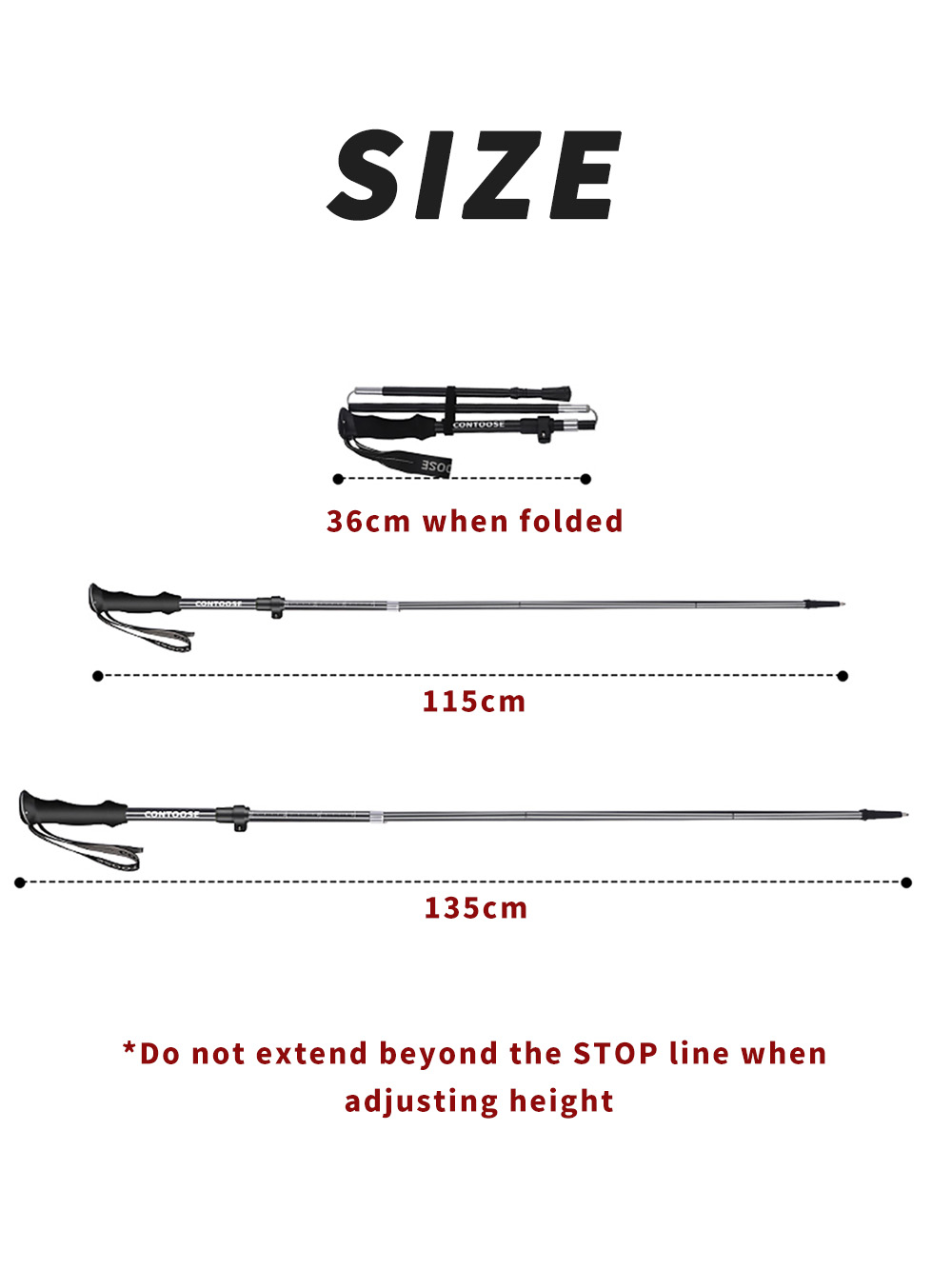 Opvouwbare trekkingstok 7075 a - Trekking Pole Carbon recensie en prijs