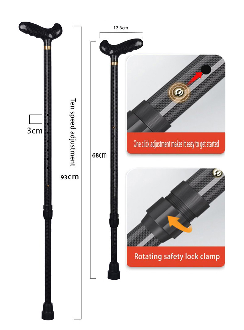 Inklapbare carbon wandelstok m - Trekking Pole Carbon recensie en prijs