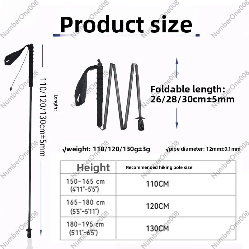 Ultralichte carbon fiber opvou - Trekking Pole Carbon recensie en prijs