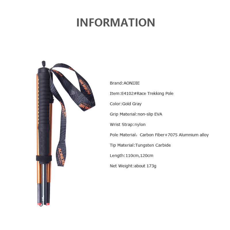 2 Stuks Aonijie Z-Pole Opvouwb - Trekking Pole Carbon recensie en prijs