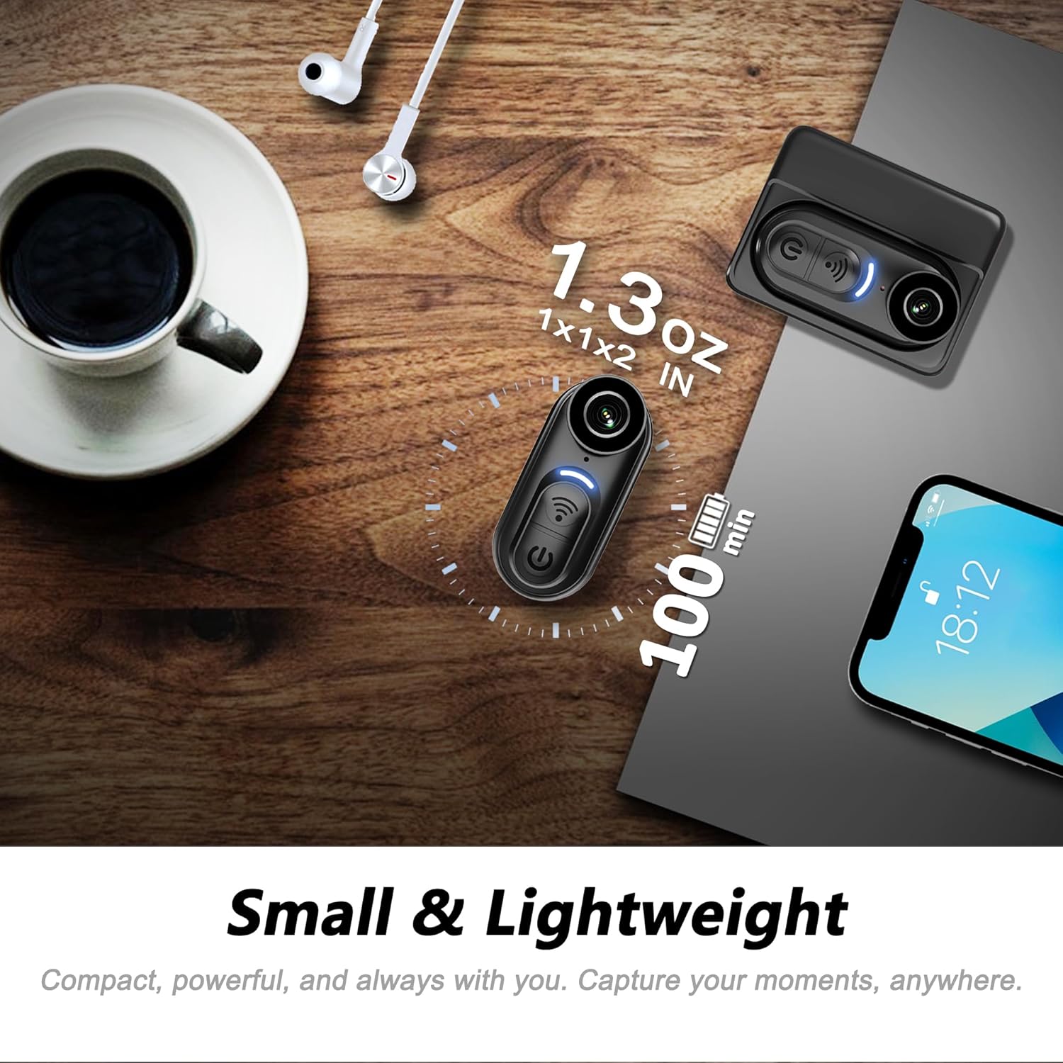 4K compacte bodycamera met 6-a - Outdoor Adventure Images recensie en prijs