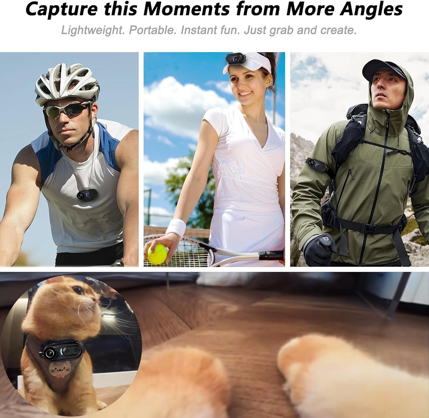 4K compacte bodycamera met 6-a - Outdoor Adventure Images recensie en prijs